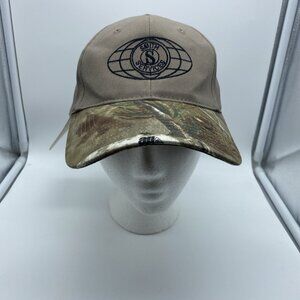 Smith Services Tan Camo Cap Hat Hook & Loop Realtree Cap America